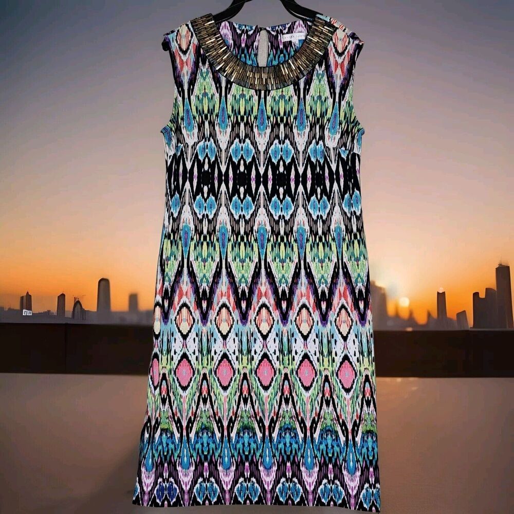 Sandra Darren Colorful Cocktail Dress Women 9 Colorful Going Out Summer Vacation